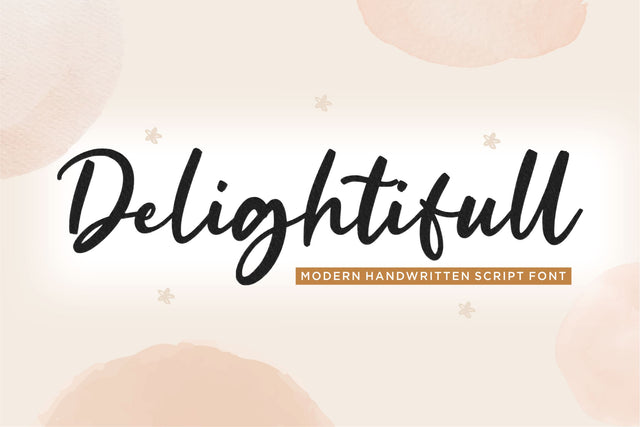 Delightifull Font Qwrtype Foundry 