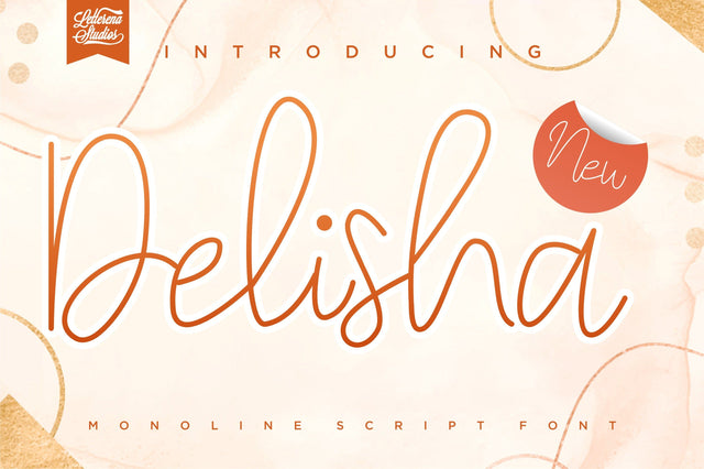 Delisha Font Letterena Studios 