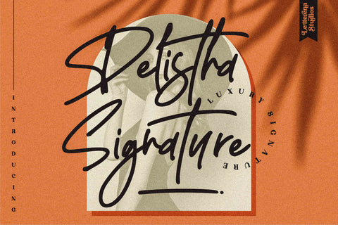 Delistha Signature Font Letterena Studios 