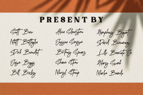 Delistha Signature Font Letterena Studios 