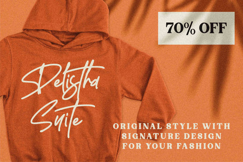 Delistha Signature Font Letterena Studios 