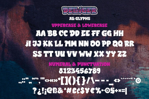 Delliger Font twinletter 