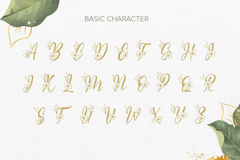 Dellina Monogram SVG yumnatype 