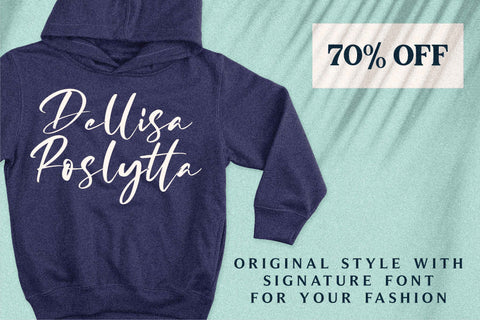 Dellisa Roslytta Font Letterena Studios 