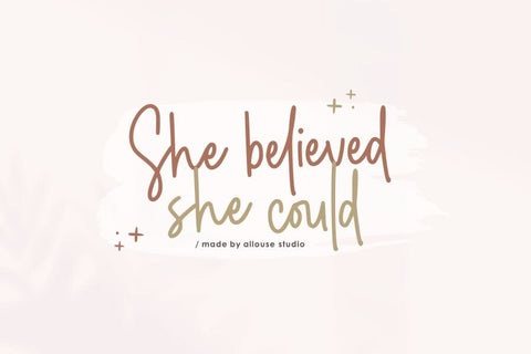 Demigoldetty Font Allouse.Studio 