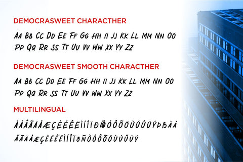 Democrasweet - Rebellious Handwritten with Two Styles Font Allouse.Studio 