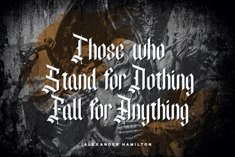 Denibas Sunset - Blackletter Font Font StringLabs 