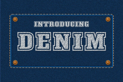 Denim Fonts Font Fox7 By Rattana 