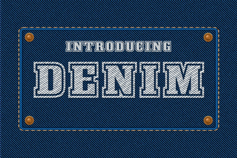 Denim Fonts Font Fox7 By Rattana 