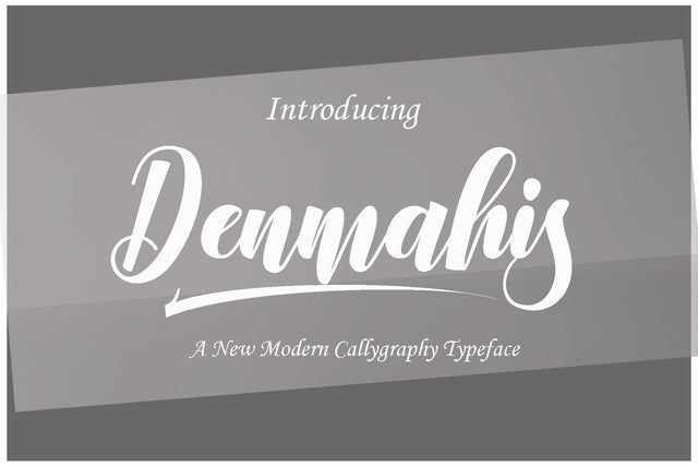 Denmahis Script Font JoeCreative