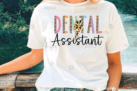 Dental assistant Sublimation Design Sublimation Regulrcrative 