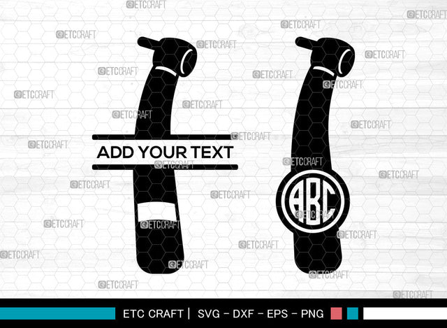 Dental Equipments Monogram SVG, Split Monogram SVG, Extracting Forceps Svg, Dental Icon, Mouth Mirror Svg, Periodontal Probe Svg, Dental Equipments SVG ETC Craft 