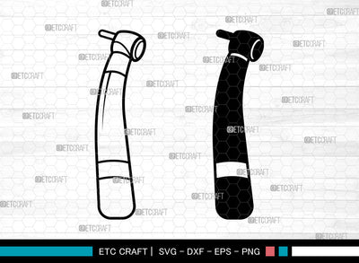 Dental Equipments SVG, Extracting Forceps Svg, Dental Icon, Mouth Mirror Svg, Periodontal Probe Svg, Dental Equipment SVG ETC Craft 