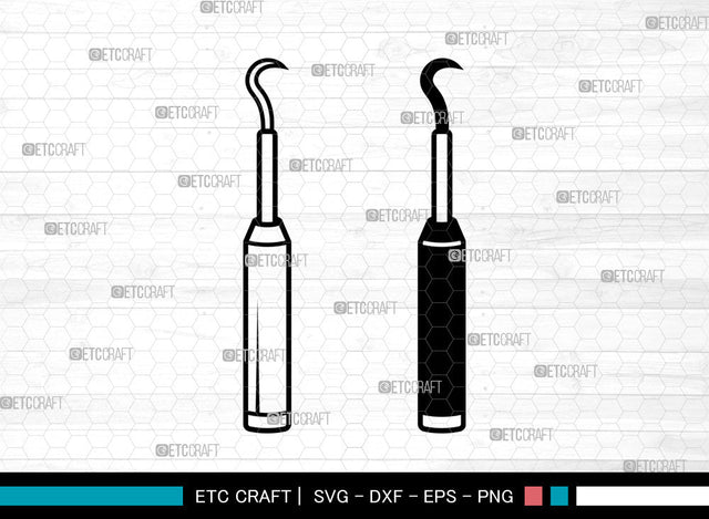 Dental Equipments SVG, Extracting Forceps Svg, Dental Icon, Mouth Mirror Svg, Periodontal Probe Svg, Dental Equipment SVG ETC Craft 