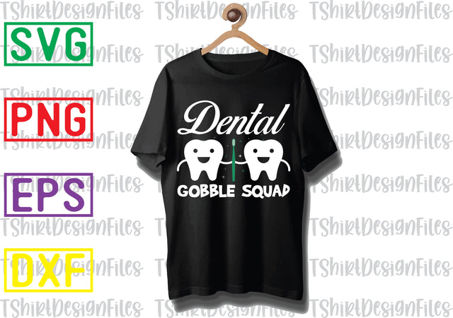 Dental Gobble Squad Svg, Autumn Svg, Fall Gnomes Svg, Holiday Day svg SVG DesignTShirt 