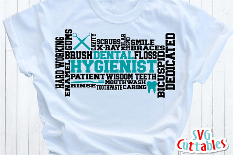 Dental Hygienist Word Art SVG Svg Cuttables 