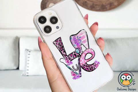 Dental LOVE PNG Sublimation Sublimation Owlsome.Designs 