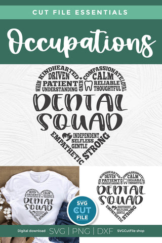 Dental squad svg for the whole team or tribe SVG SVG Cut File 