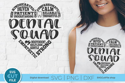 Dental squad svg for the whole team or tribe SVG SVG Cut File 