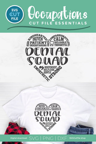 Dental squad svg for the whole team or tribe SVG SVG Cut File 