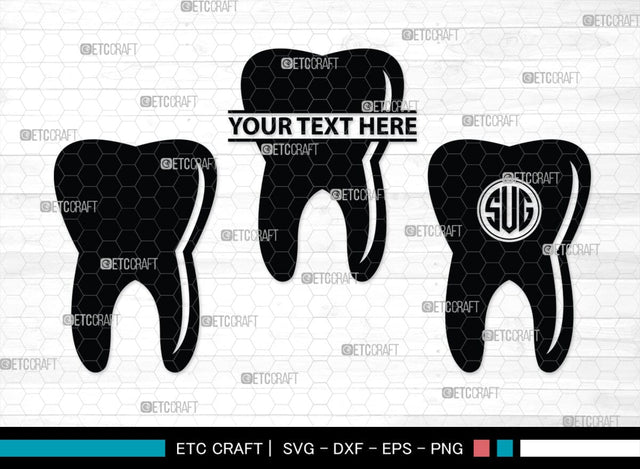 Dentist Monogram, Dentist Silhouette, Dentist SVG, Dental Svg, Tooth Svg, Dentist Tool Svg, Dental Bundle, SB00142 SVG ETC Craft 