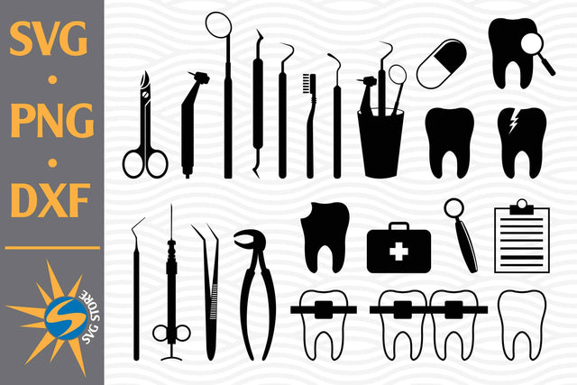 Dentist Silhouette SVG, PNG, DXF Digital Files Include SVG SVGStoreShop 