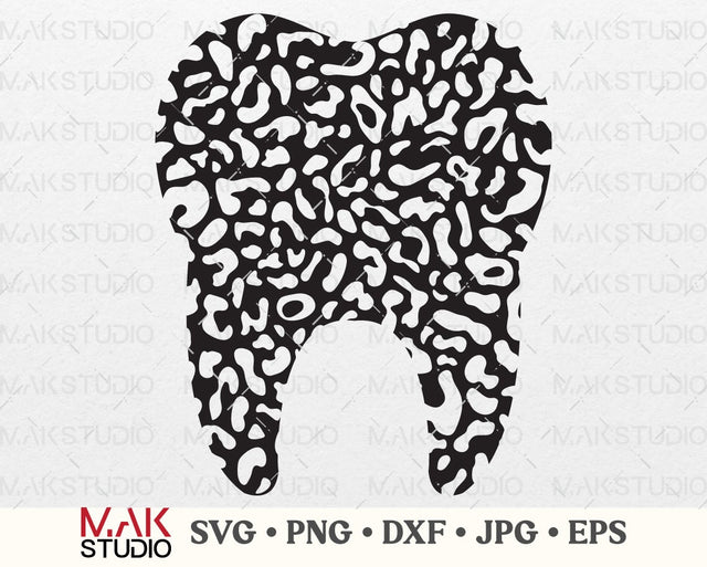 Dentist svg, Leopard tooth svg, Leopard svg, Cheetah svg, Hygienist svg, Dental svg, Tooth svg, Dental assistant svg, Dentist tooth svg SVG MAKStudion 