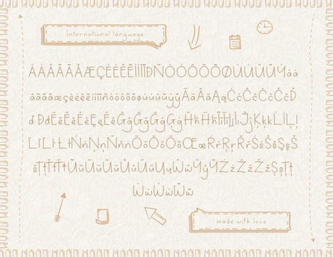 Department of Art Modern Script Font inferno.studio3 