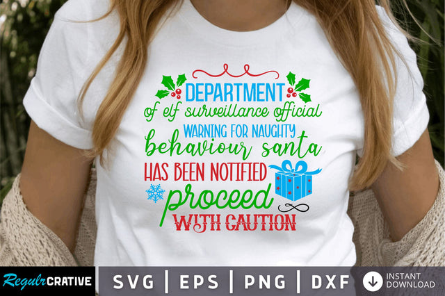 Department of elf SVG Design SVG Regulrcrative 