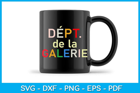 Dept. De La Galerie SVG PNG PDF Cut File SVG Creativedesigntee 