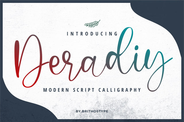 Deradiy Font Brithos Type 