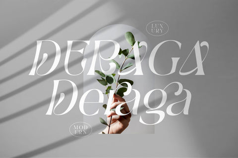 Deraga Typeface Font Storytype Studio 