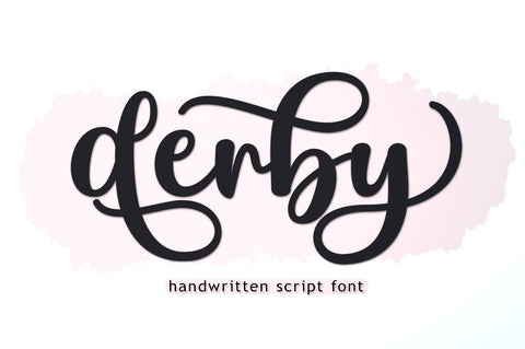 Derby Script Font muhammadzeky 