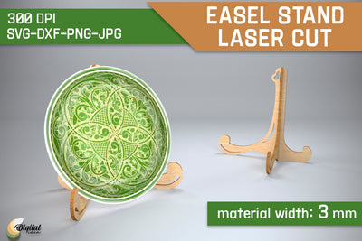 Design SVG. Easel Stands Laser Cut. Holder SVG Evgenyia Guschina 