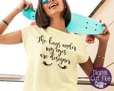 Designer Bags SVG - Sarcastic Cut File SVG Crafty Mama Studios 