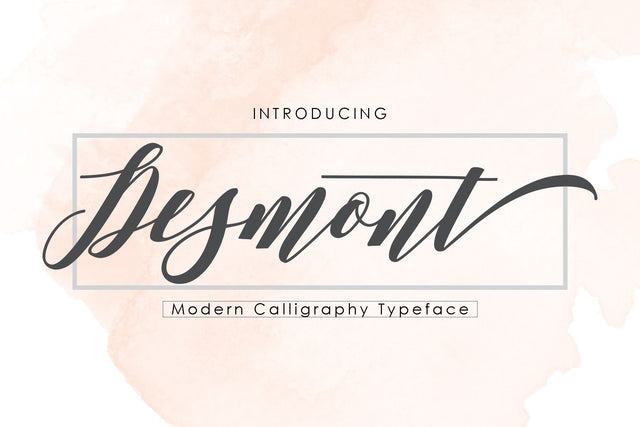 Desmont Script Font JoeCreative 