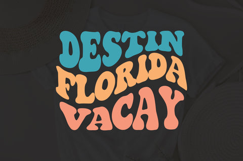 Destin Florida vacay svg, Summer Beach Vacation, Spring Break | png, eps, vector, cut file, instant download SVG Fauz 