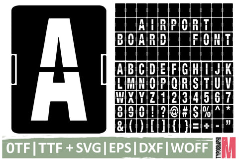 Destination | Airport Board Font Font CreativeStudioTM 