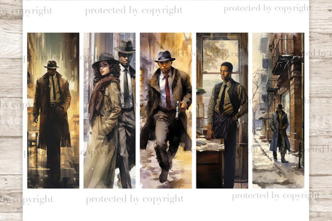 Detective Printable | Bookmark Designs SVG GlamArtZhanna 