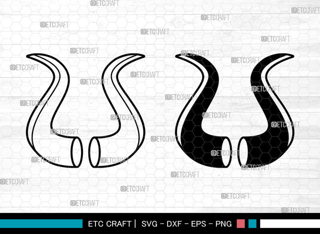 Devil Horn SVG, Devil Tail Svg, Halloween Svg, Bat Svg, Devil Horn Icon Svg, Devil Horn SVG ETC Craft 