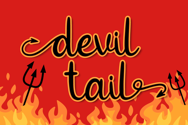 Devil Tail Font Attype studio 