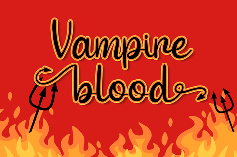 Devil Tail Font Attype studio 