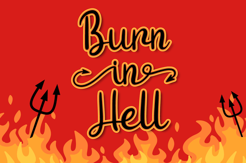 Devil Tail Font Attype studio 