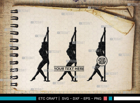 Devil Woman Striptease Monogram, Devil Woman Striptease Silhouette, Devil Woman Striptease SVG, Striptease Svg, Girl Svg, Sexy Woman Bundle, SB00424 SVG ETC Craft 