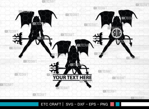 Devil Woman Striptease Monogram, Devil Woman Striptease Silhouette, Devil Woman Striptease SVG, Striptease Svg, Girl Svg, Sexy Woman Bundle, SB00424 SVG ETC Craft 