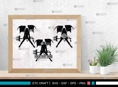 Devil Woman Striptease Monogram, Devil Woman Striptease Silhouette, Devil Woman Striptease SVG, Striptease Svg, Girl Svg, Sexy Woman Bundle, SB00424 SVG ETC Craft 