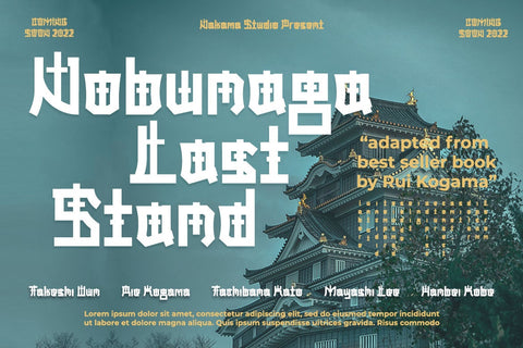 DEZARU Faux Japanese Font Font twinletter 