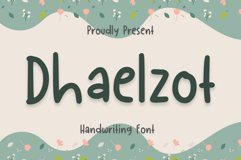 Dhaelzot Handwriting Font Font Aisyah 