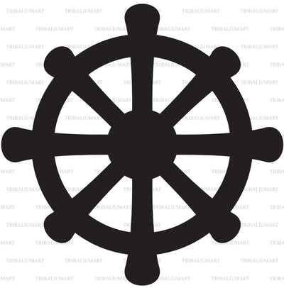 Dharmachakra SVG TribaliumArtSF 