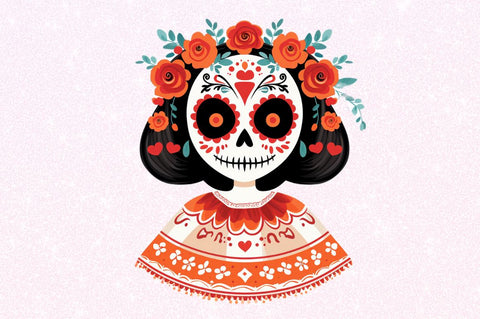 Dia De Los Muertos Skeleton Clipart Sublimation Regulrcrative 